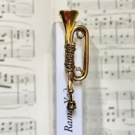 Marque-page trompette